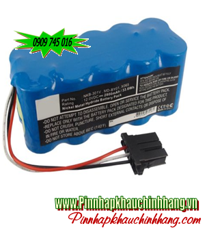 Pin 12V 2800mAh Medical Battery For Nihon Kohden MD-BY01 NKB-301V X065